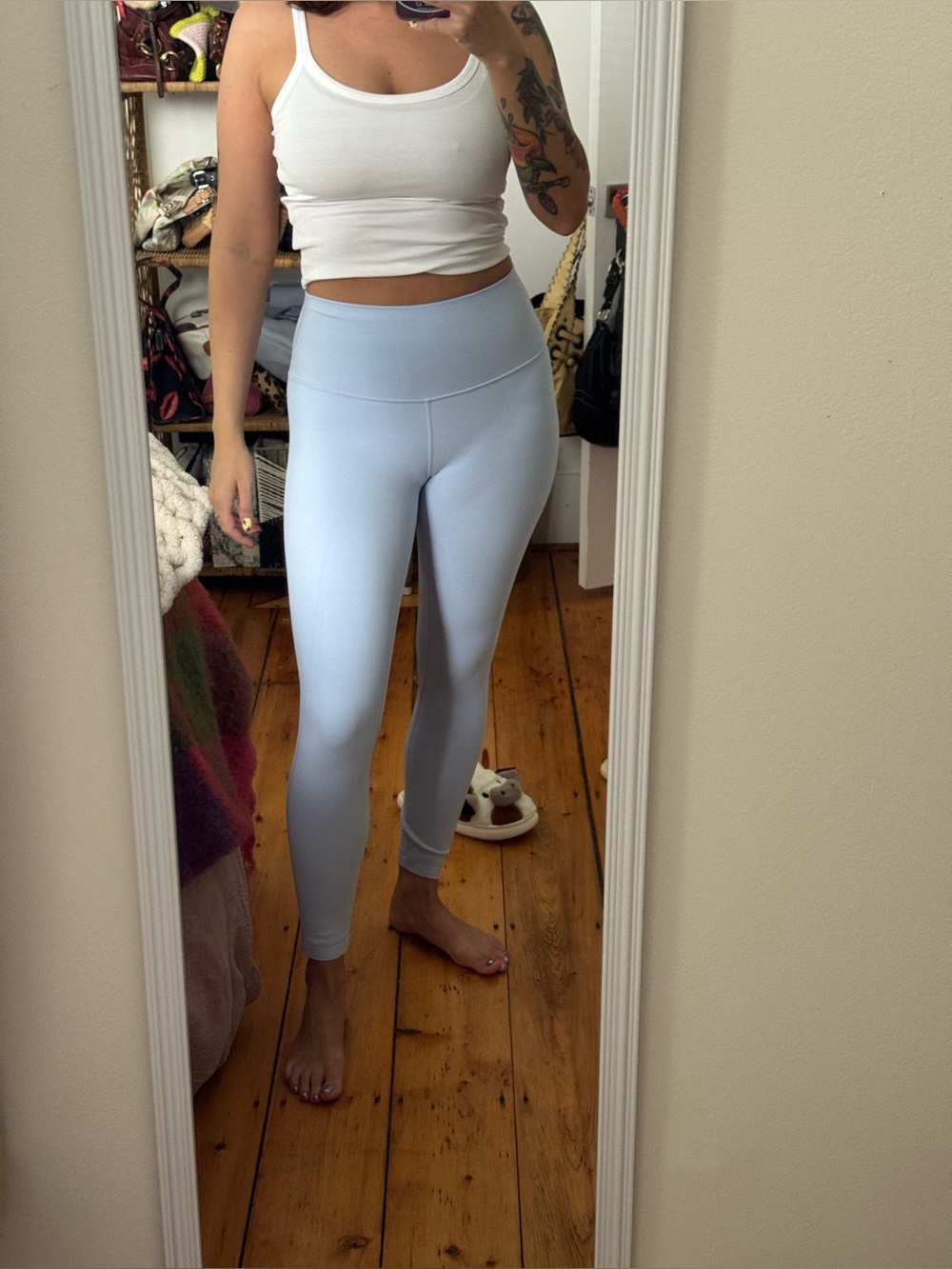 Lululemon Light Blue High-Waist Leggings